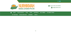 Desktop Screenshot of nurhikmahtraveltours.com